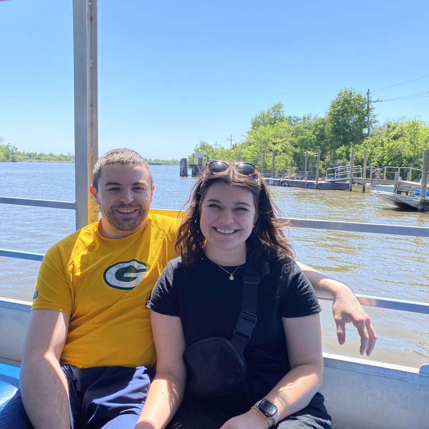 Taken on our first New Orleans trip during an alligator swamp tour in April 2024 π