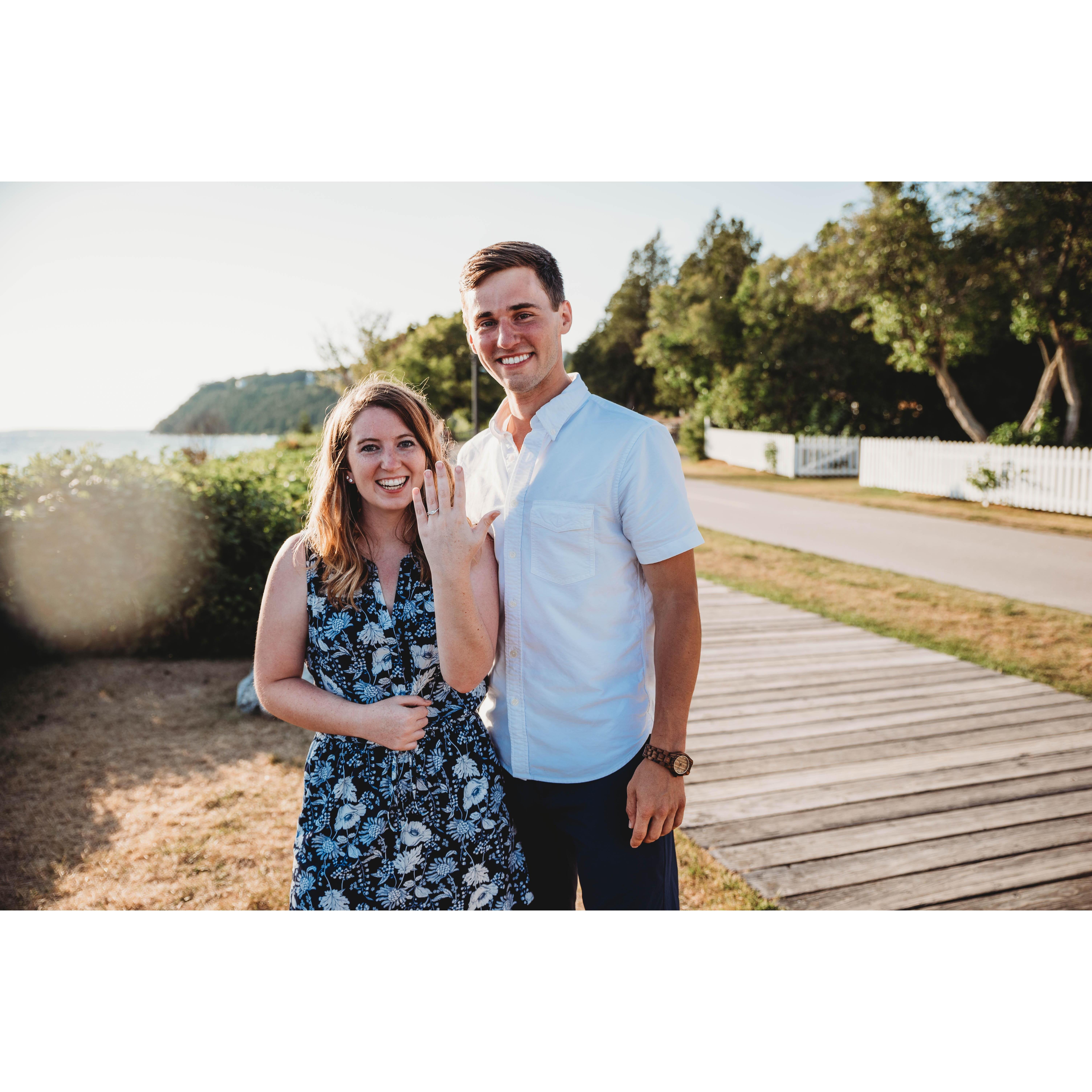 WE’RE ENGAGED