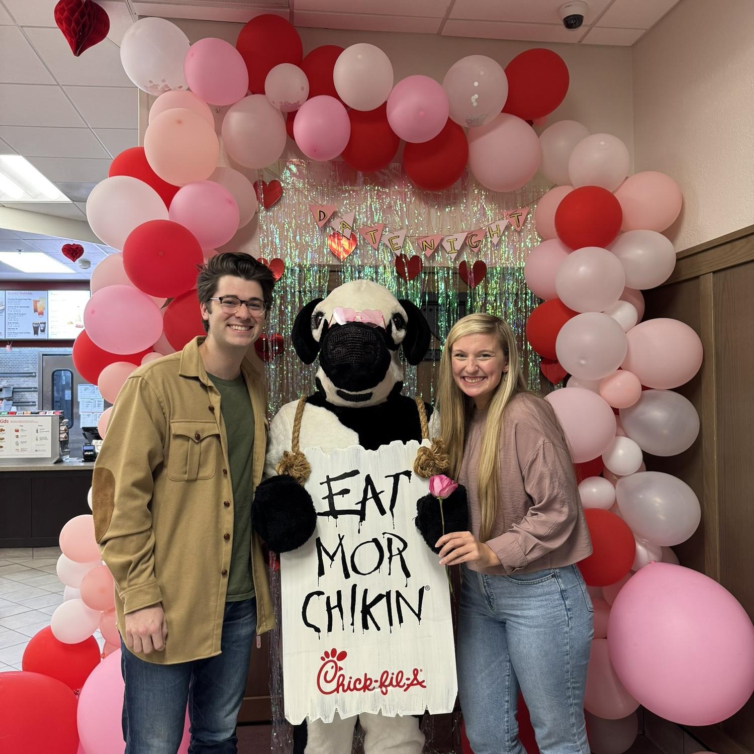 2nd valentines day at Chick-fil-A! 10/10!