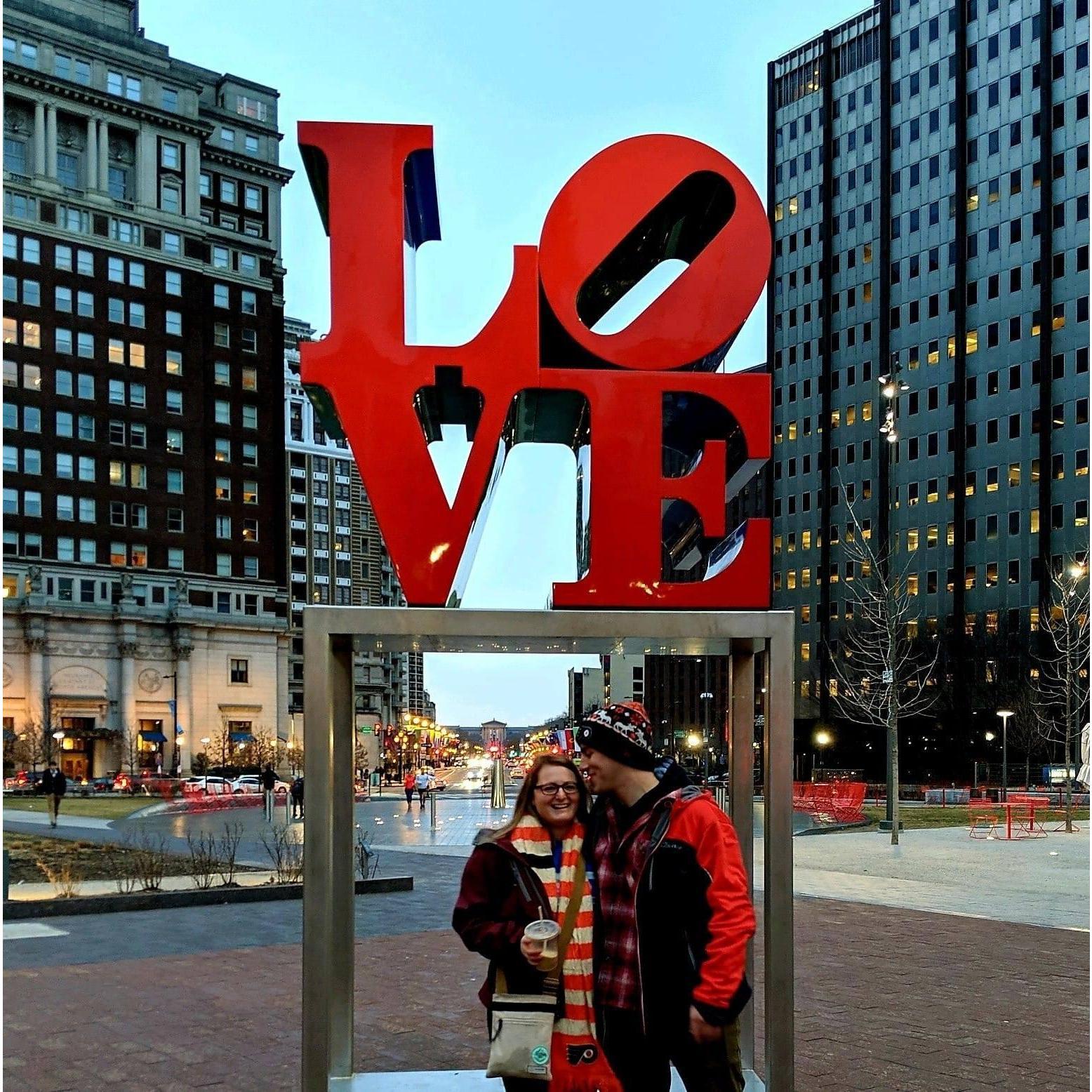 Zach's first time taking me to Philadelphia, where we saw the Flyers win the winter classic, GO FLYERS!