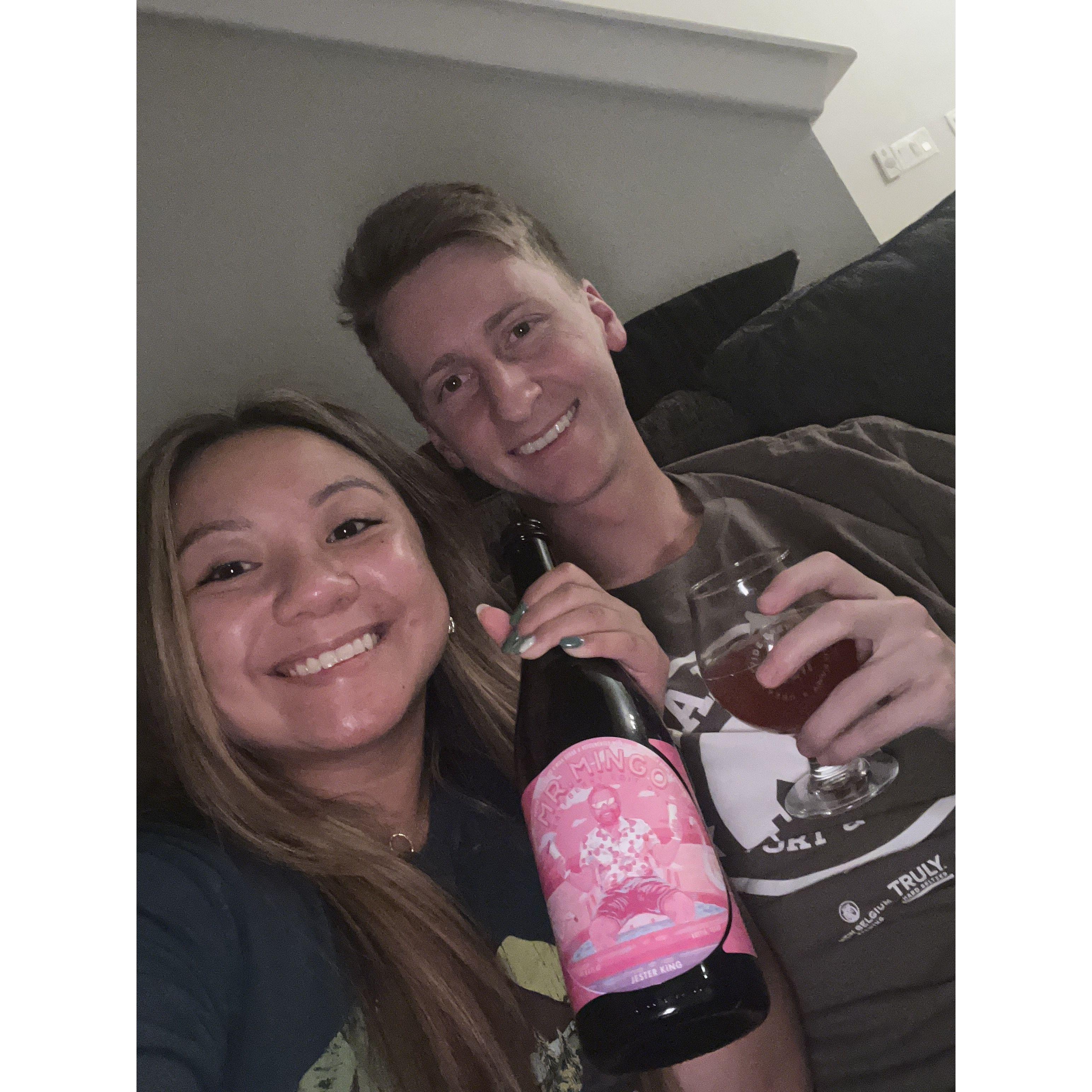 The one where we had our last anniversary as boyfriend and girlfriend. #3years