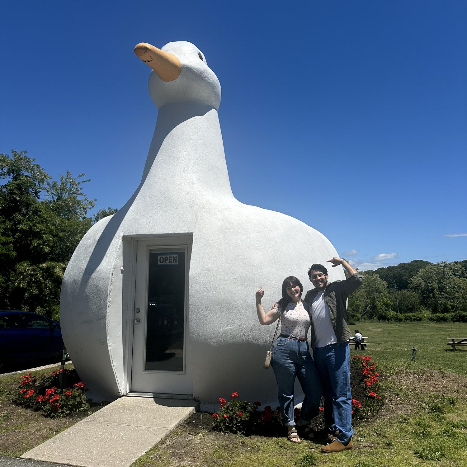 Becca introduces Nathan to Long Island and meets the Big Duck
