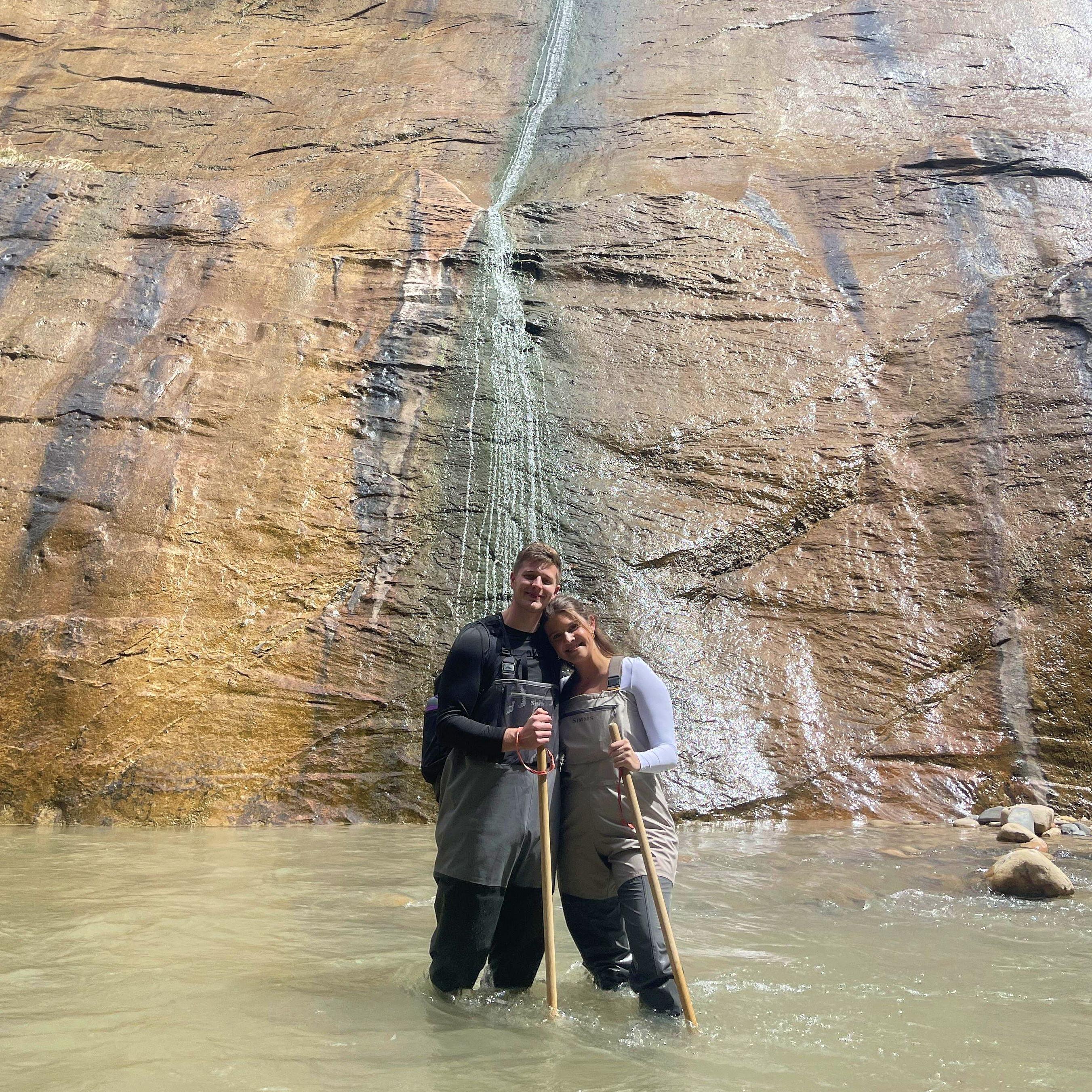 Hiking the narrows at Zion National Park! 2024