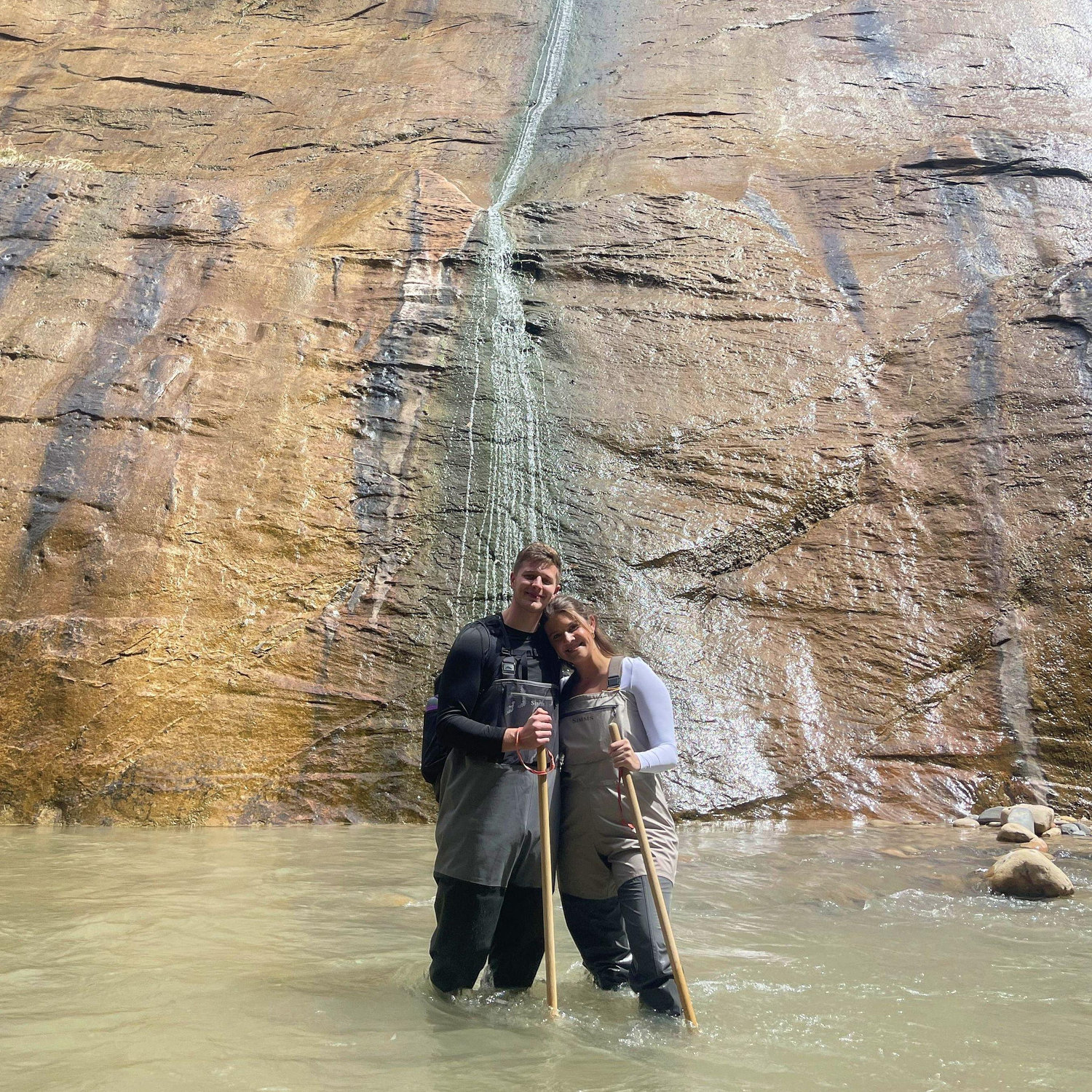 Hiking the narrows at Zion National Park! 2024
