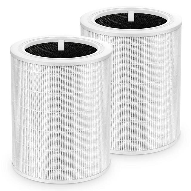 Core 600S Replacement Filter for LEVOIT Core 600S Smart Air Purifier, Core 600S-RF, 3-in-1 Ture HEPA Activated Carbon Filter for Home Large Room, 2 Pack