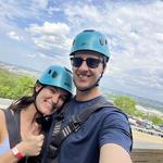 Zipline & Climbing Wall at Ruby Falls