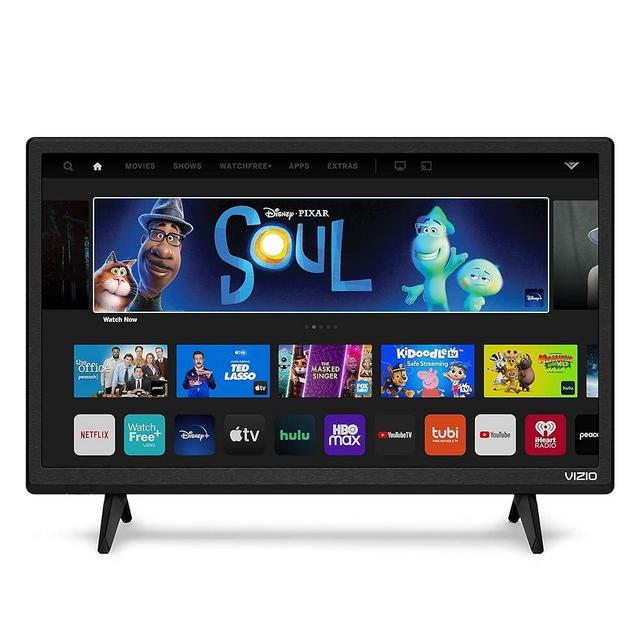 VIZIO 24-inch D-Series Full HD 1080p Smart TV with Apple AirPlay and Chromecast Built-in, Screen Mirroring for Second Screens, & 150+ Free Streaming Channels, D24f-J09, 2021 Model (Renewed)