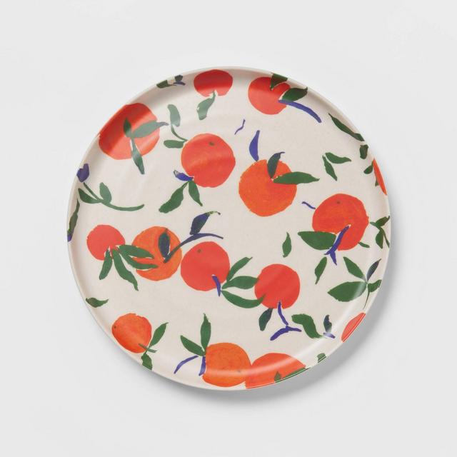 8" Melamine and Bamboo Oranges Salad Plate - Opalhouse™