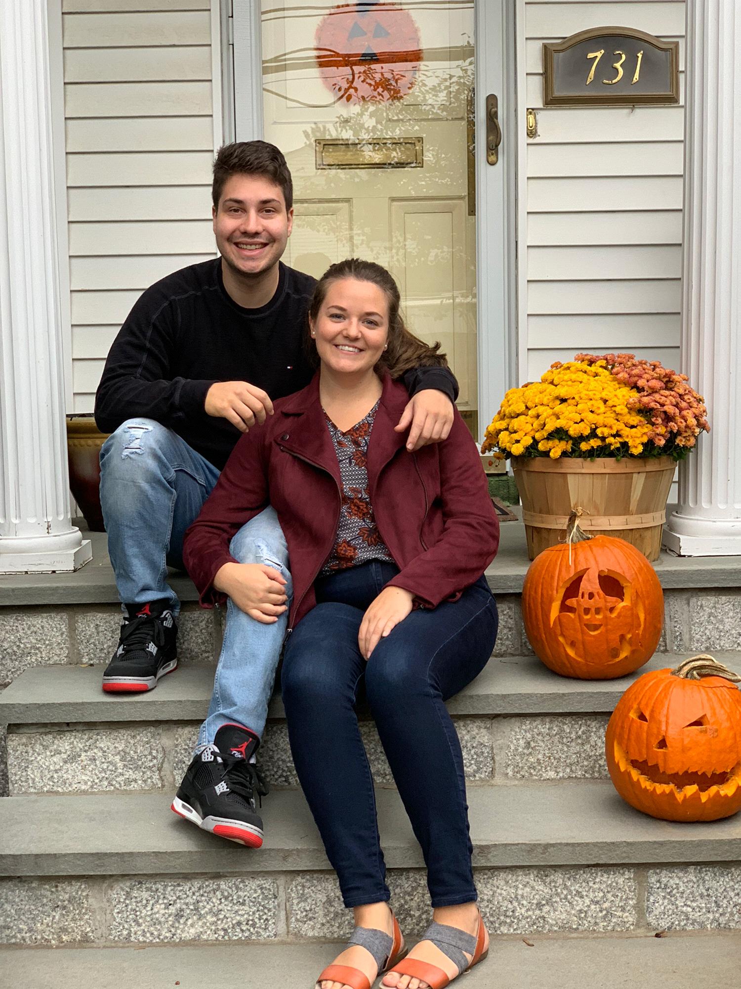 Jared and Christina's first Halloween together!