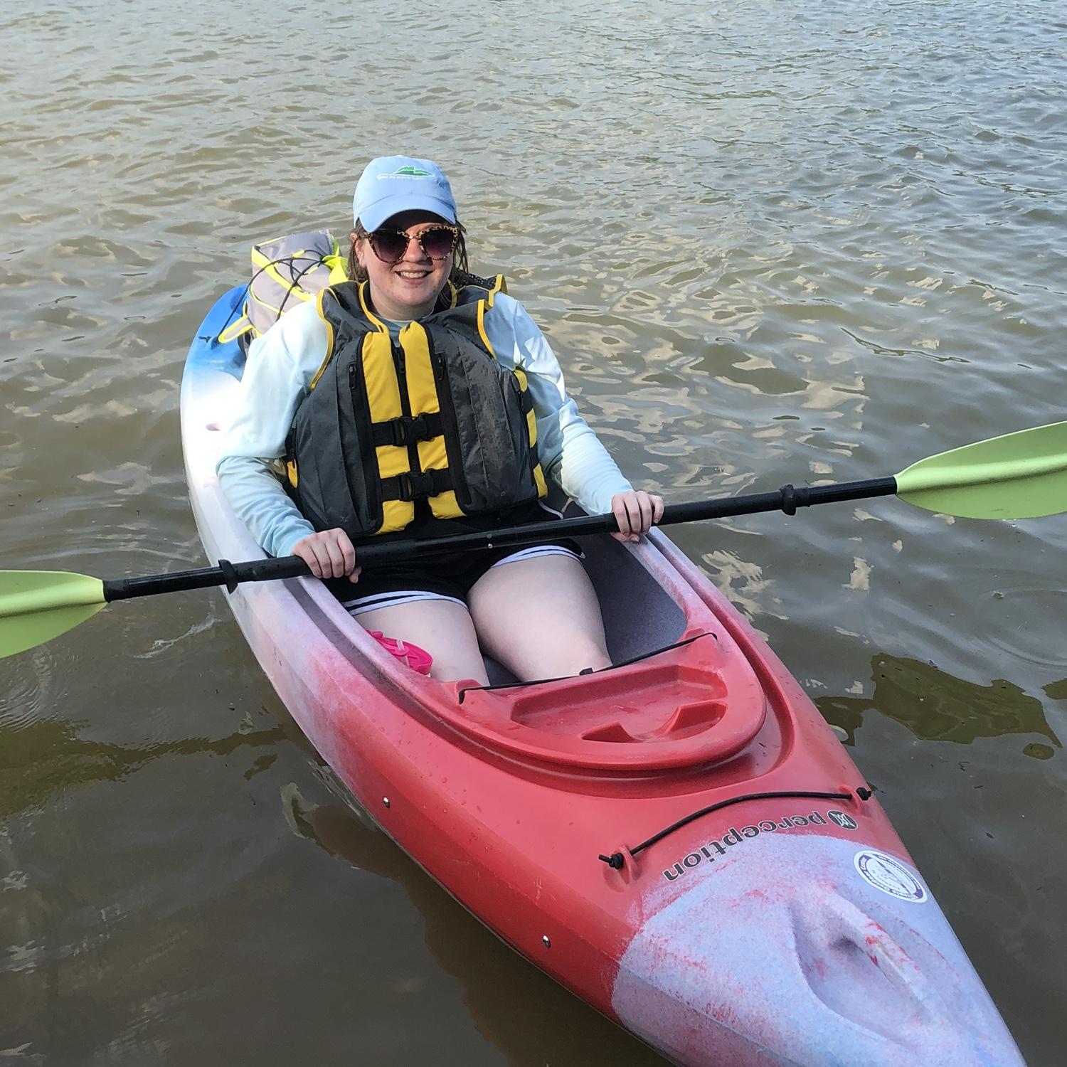 When he suggested kayaking across Smith Lake.