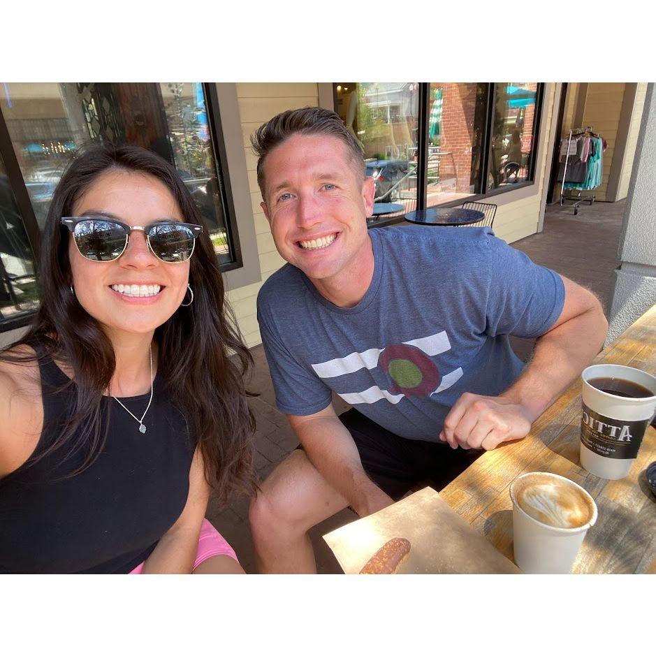 Coffee date in Park City, Utah
Karla flew out to SLC to keep Trav a little bit of company during his SkyWest training (July 2023)