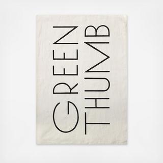 Green Thumb Tea Towel