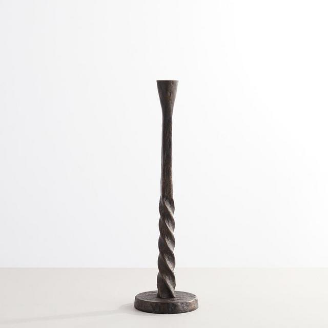 Easton Iron Candlesticks, Bronze, Large Taper