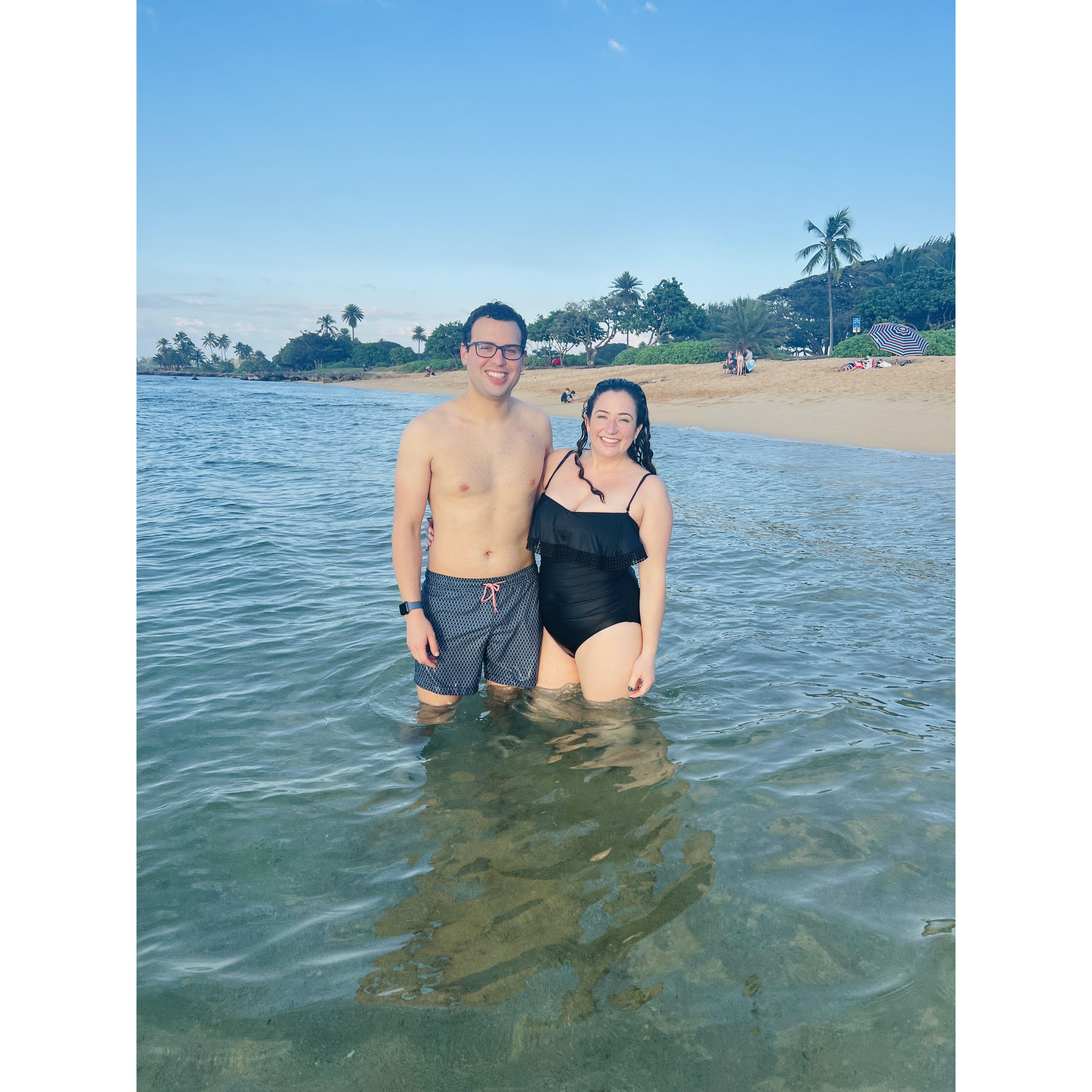 January 2022: Grace and Stephen traveled to Hawaii with friends.