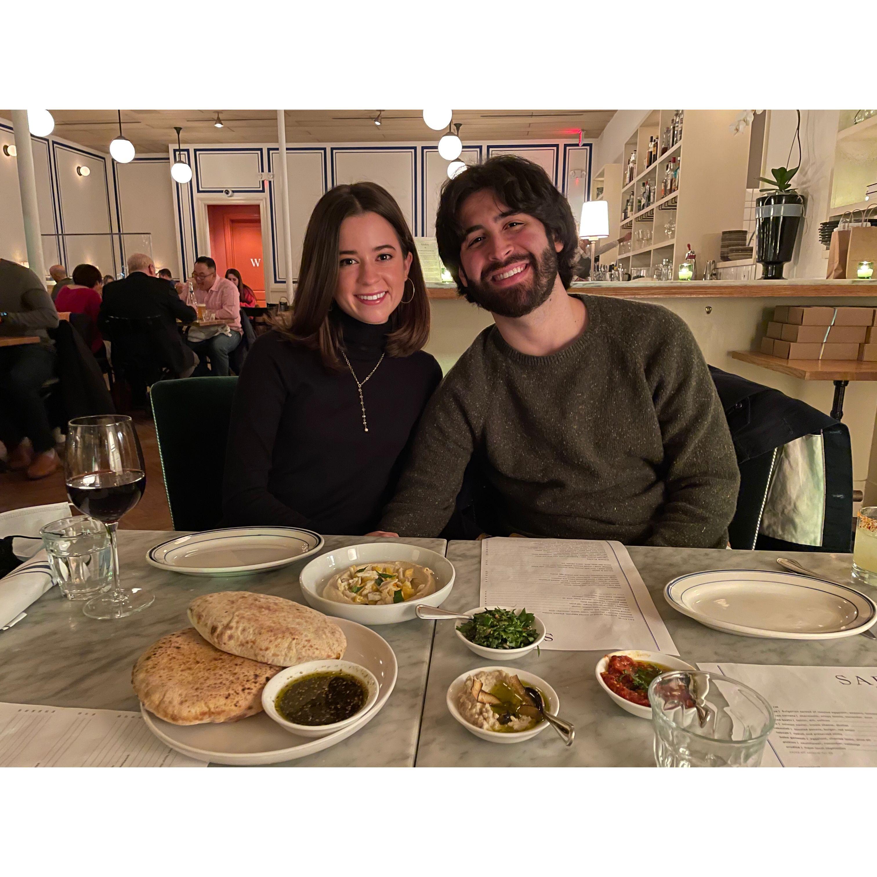 Valentine's Day 2021 at one of our favorite restaurants in New Orleans