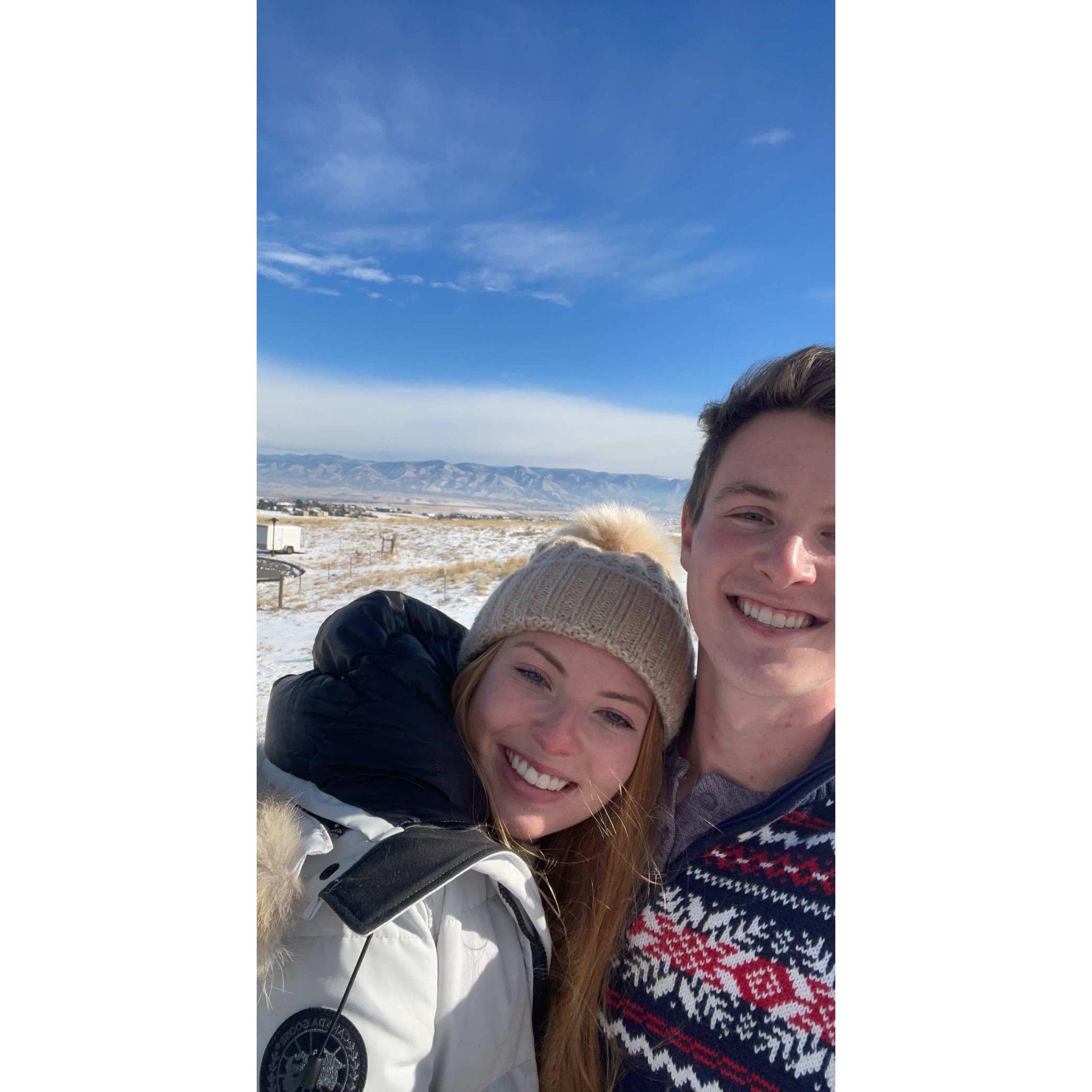 First Colorado trip for Lauren. We starting dating on this day! December 11th, 2020.