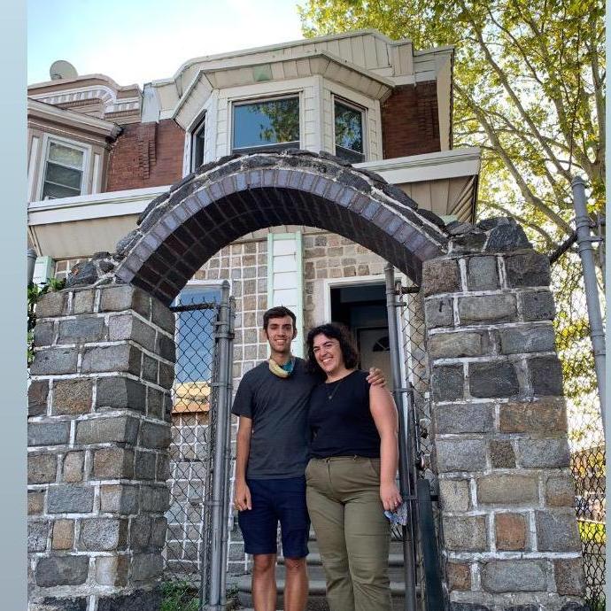 The day we closed on our house!