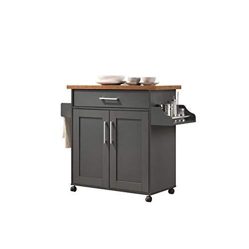 Hodedah Kitchen Cart