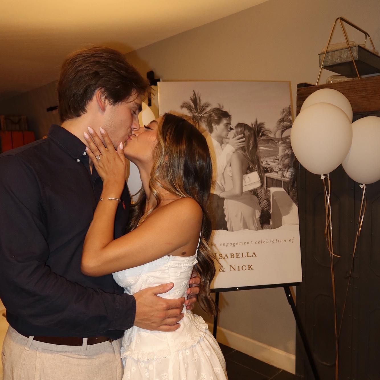 From our engagement party 🤍