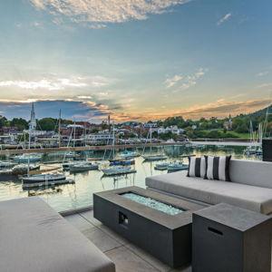 Rooftop Drinks & Dinner in Camden Maine!