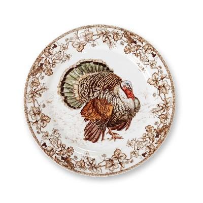 Plymouth Turkey Dinner Plates - set of 4