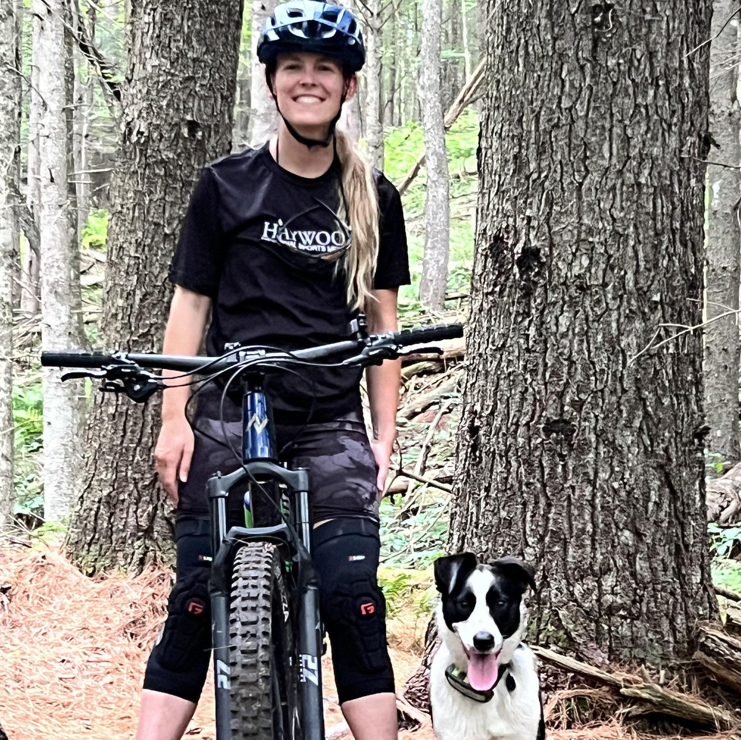 Bosun likes to ride bikes.