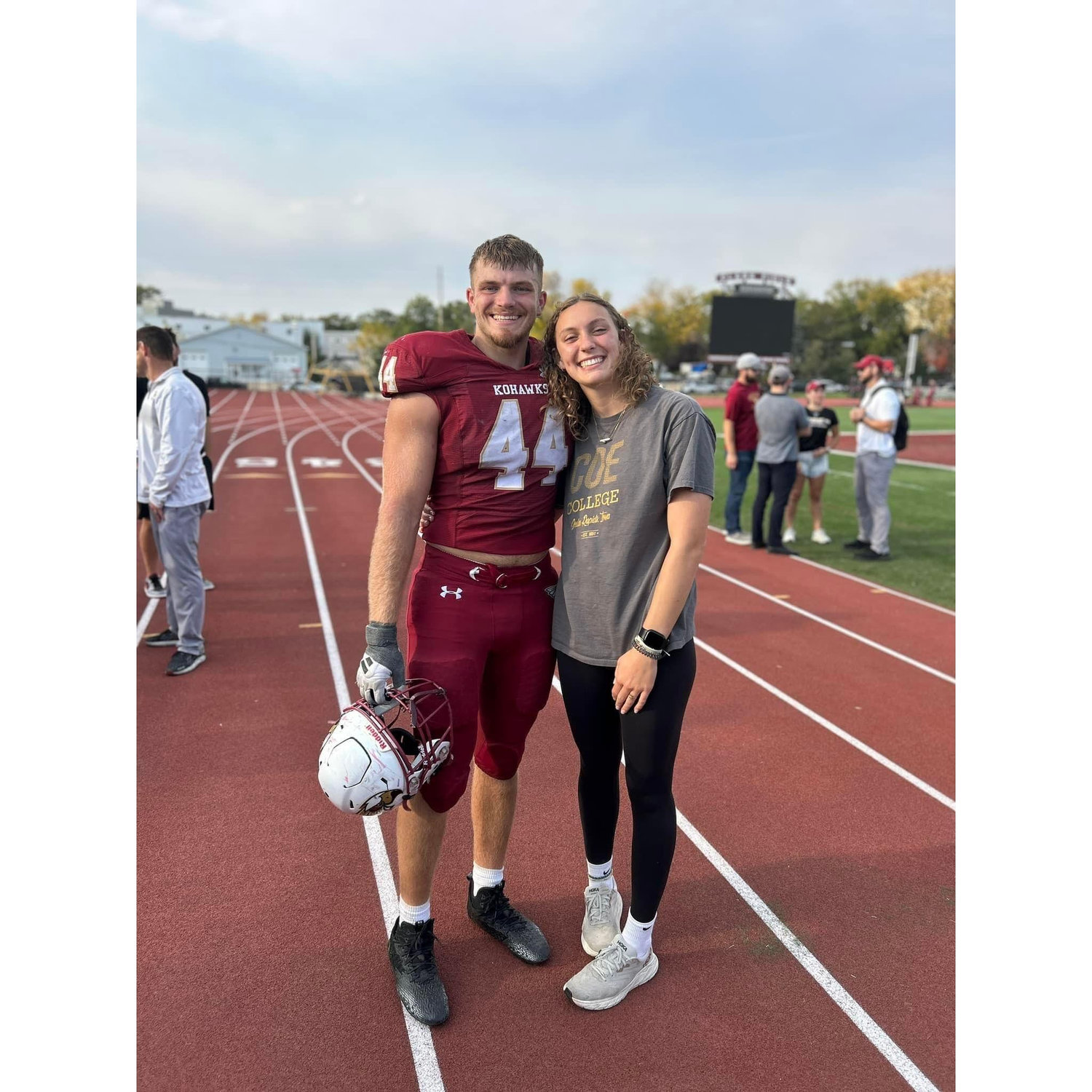 Barron's senior football season at Coe!
