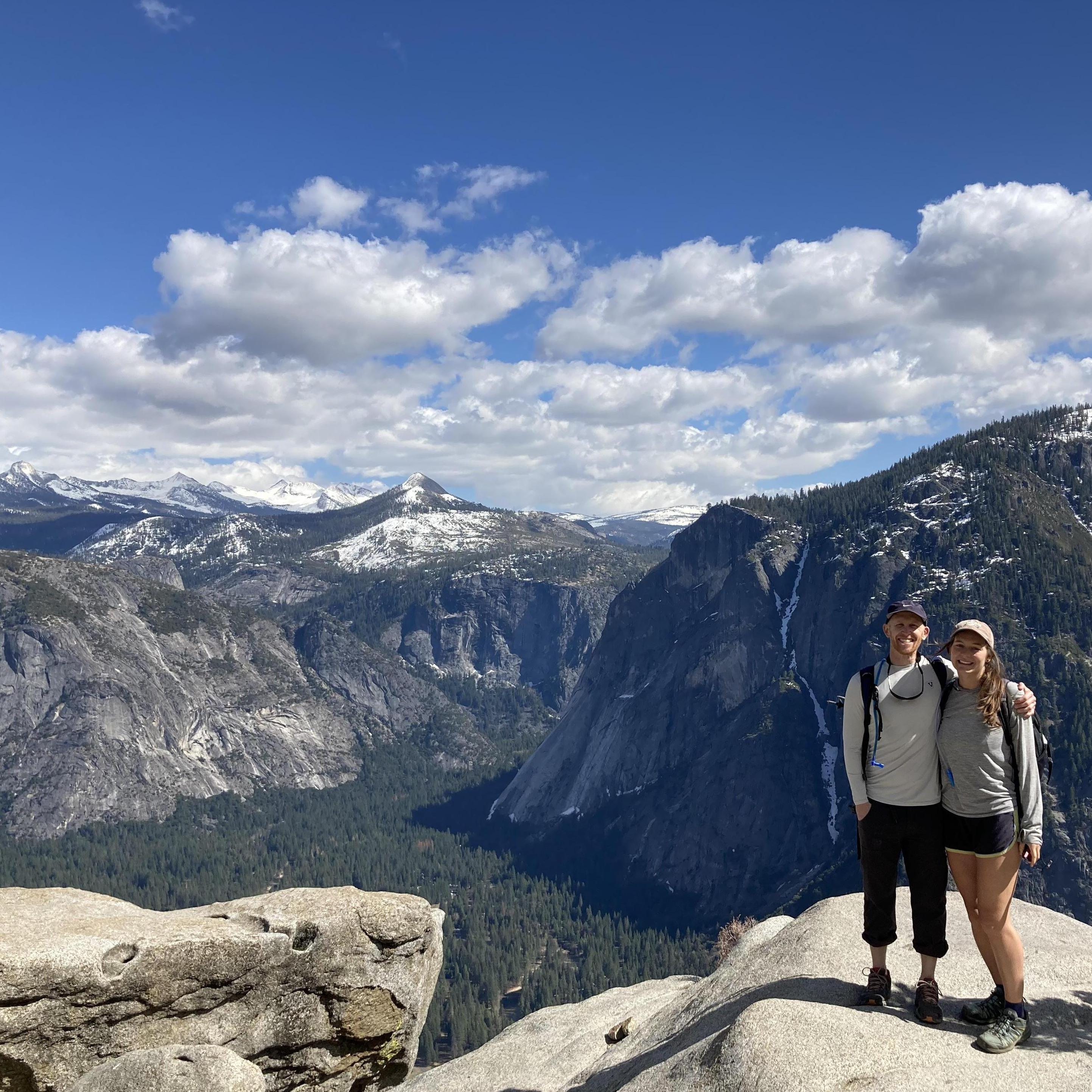 View from Upper Yosemite Falls the day before we got engaged