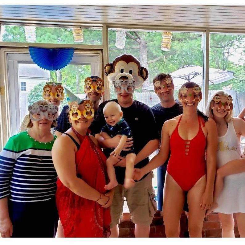 The Wagner family for Kevin's nephew, Gabriel's first birthday