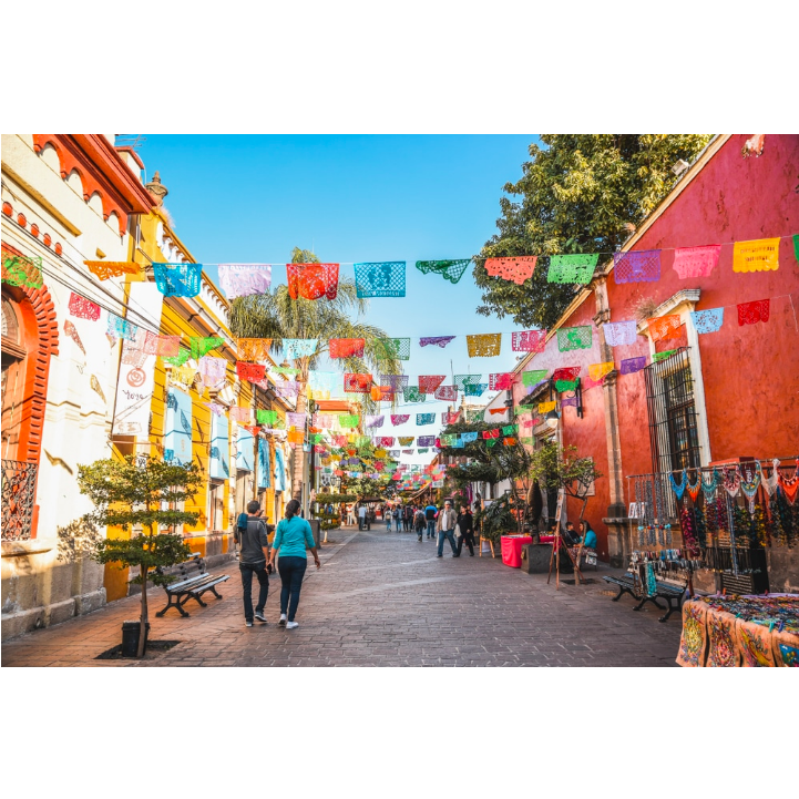 Tlaquepaque- adorable town outside of Guadalajara with all things having to do with Mexican culture.