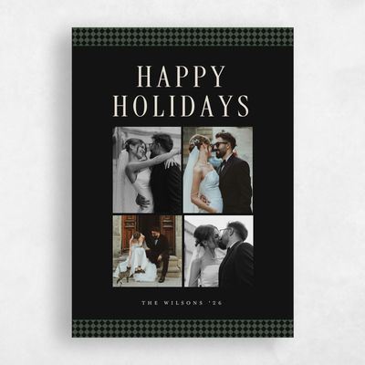 Black Holiday Card - Whitman