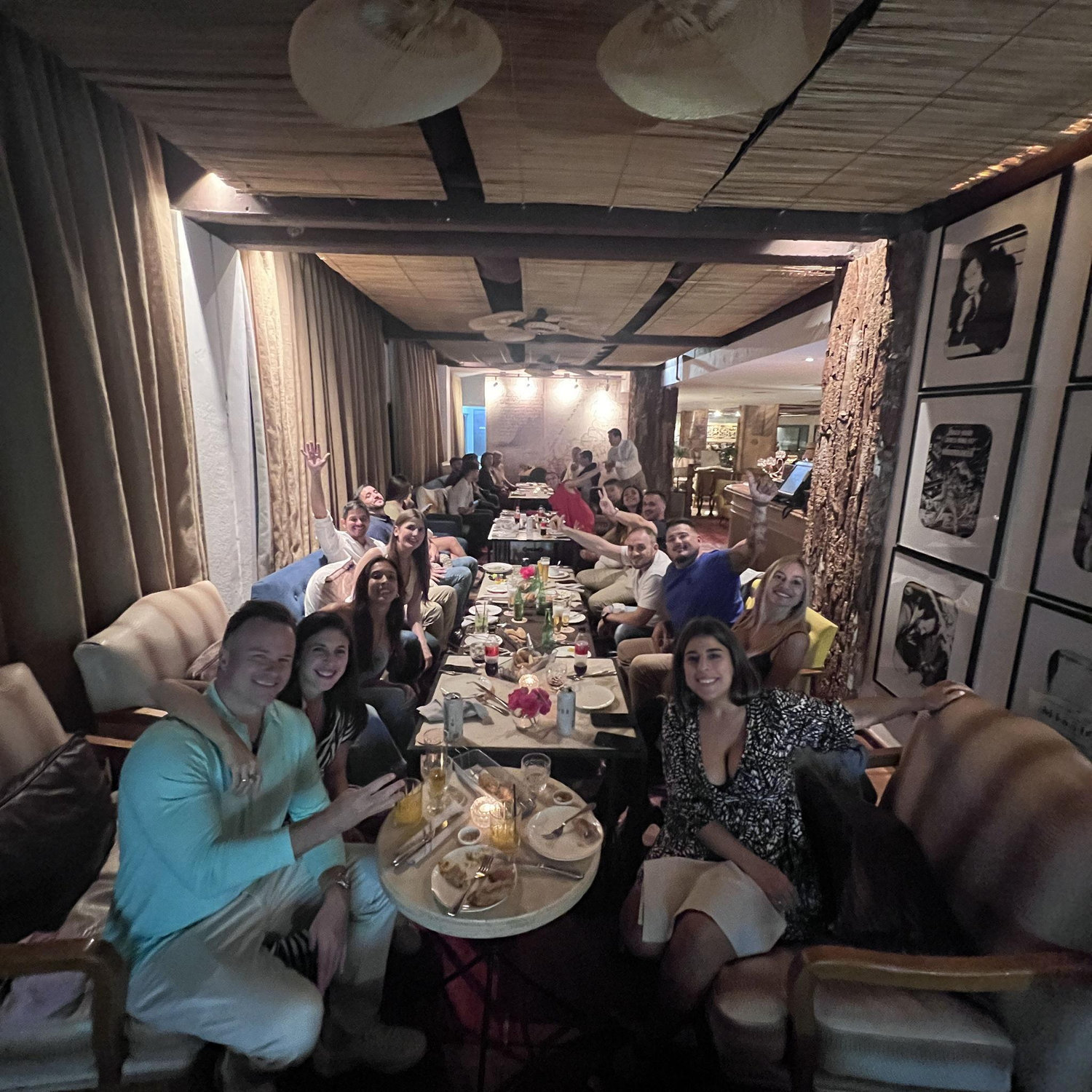 1st time meeting the Argentineans. Russ traveled to visit Flavia, but instead, all these people travelled to meet him as well. Lol. "You date Flavia, you'll date all of us"