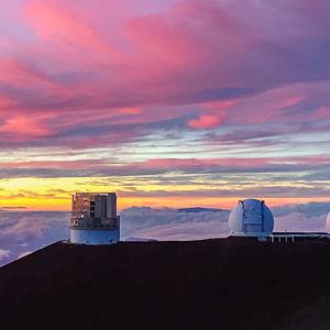 Star gazing on Mauna Kea Mountain