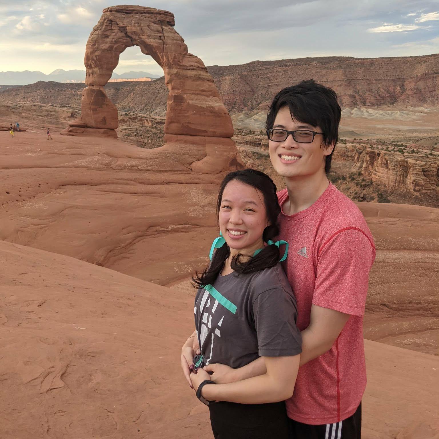 Pretending we went to Prom together at Arches National Park, Utah. 08/2022