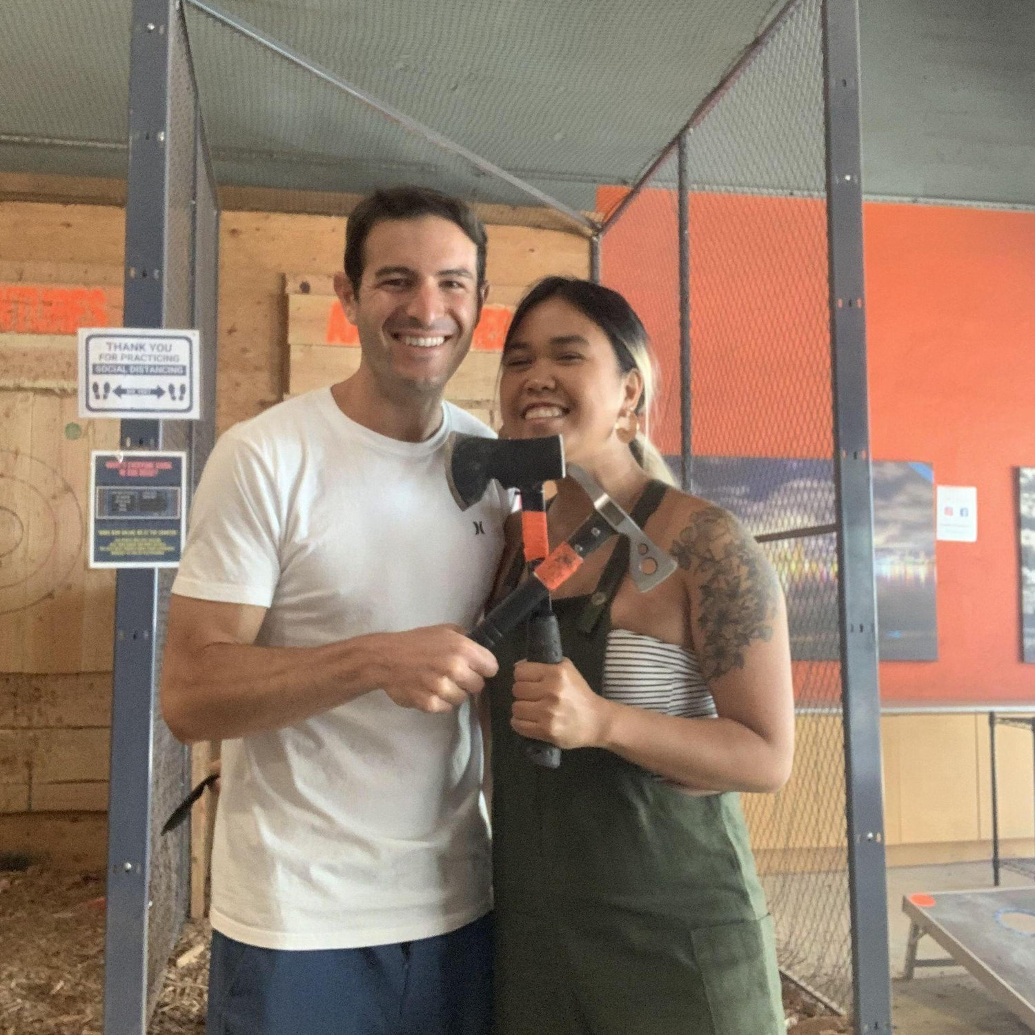Axe Throwing : Dan's birthday date 2022