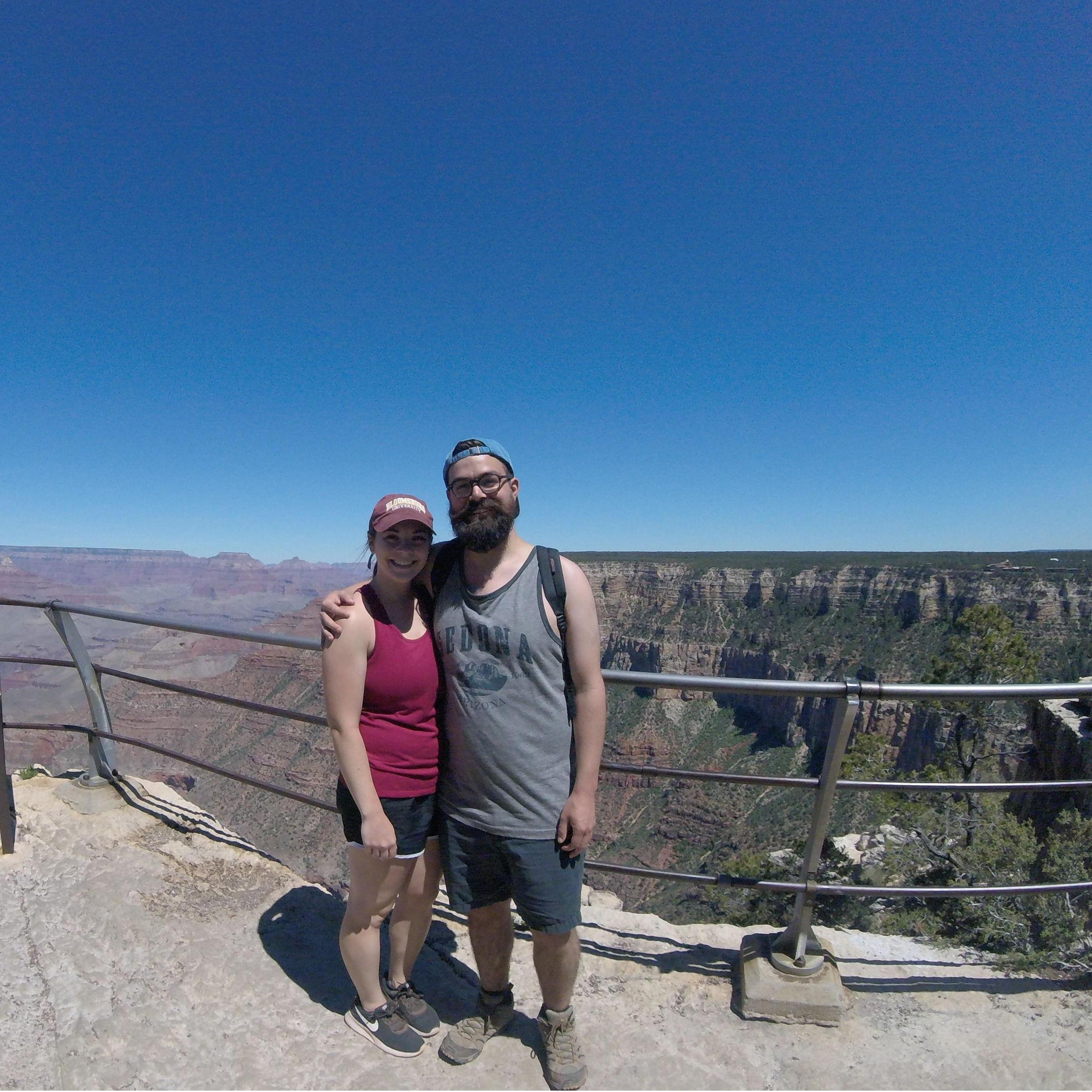 Abbey and Jeff took their first major trip together in May 2017. They went all across Arizona, including the Grand Canyon.