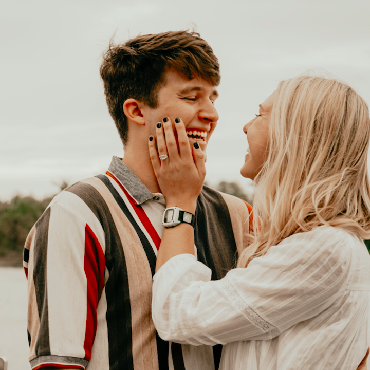 Right after the proposal. Joyful hearts.