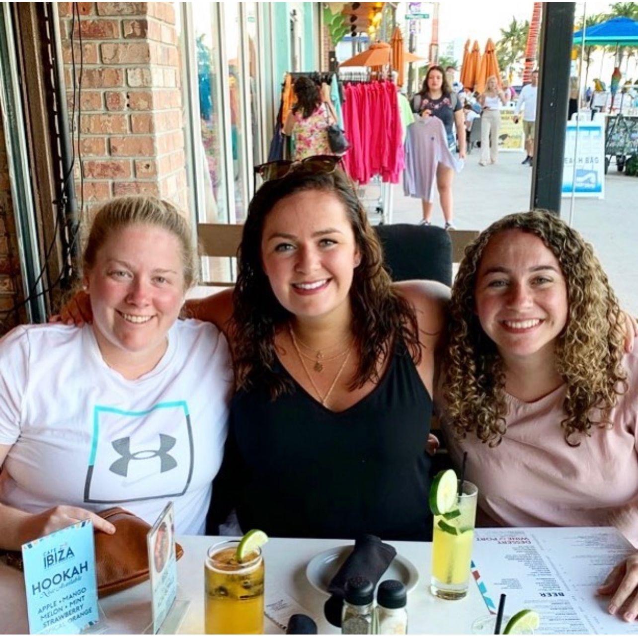 April 2019 - Elizabeth and Shannon first started talking following this trip to Fort Lauderdale with their best friend, Caddy.