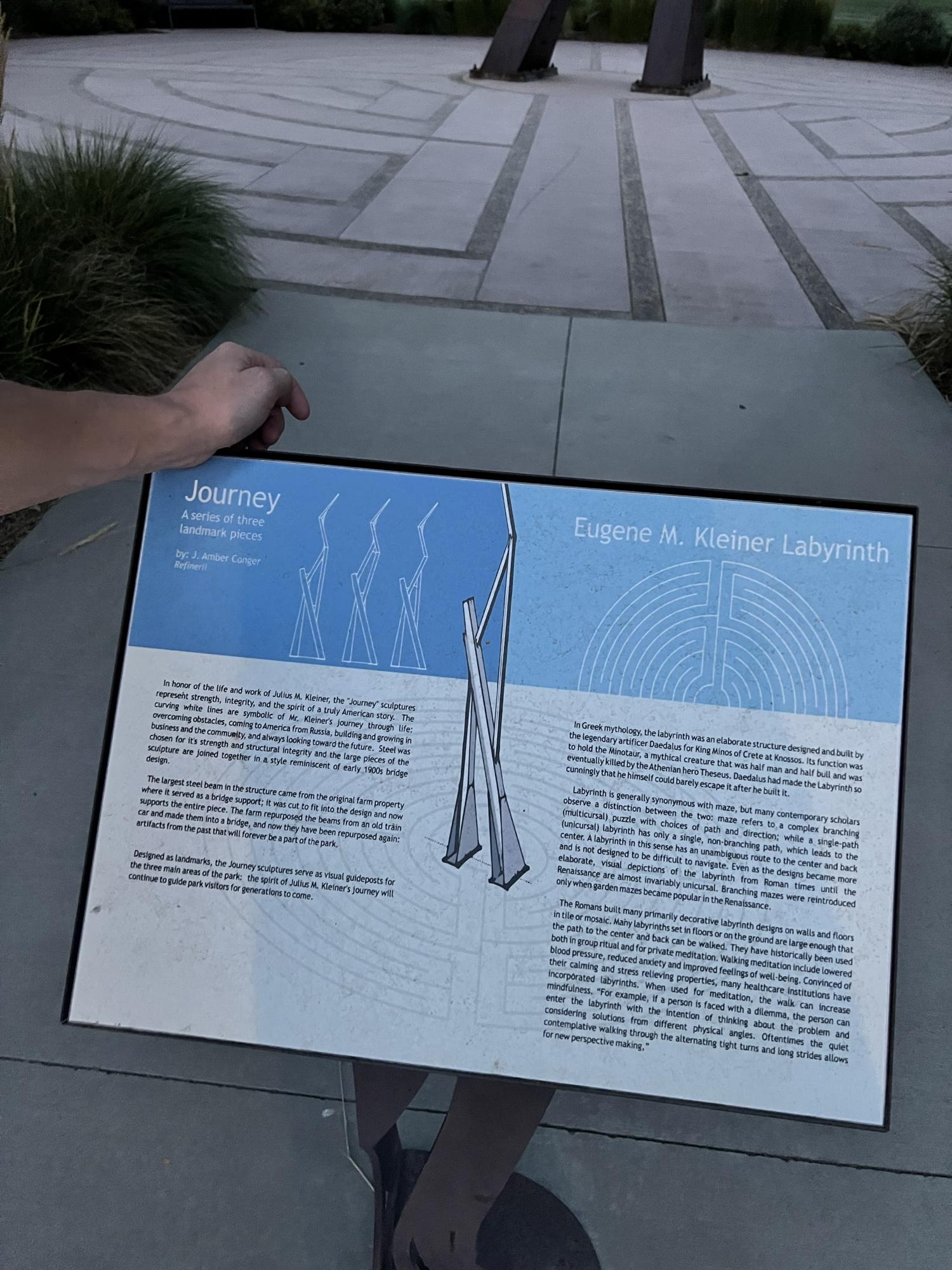 Labyrinth, where God showed us that we are supposed to marry each other