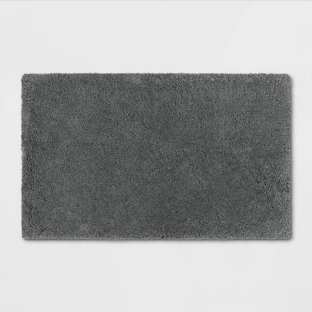 21"x34" Bath Rug Dark Gray - Threshold Signature™