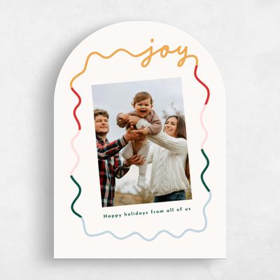 Beige Arch Holiday Card - Randolph