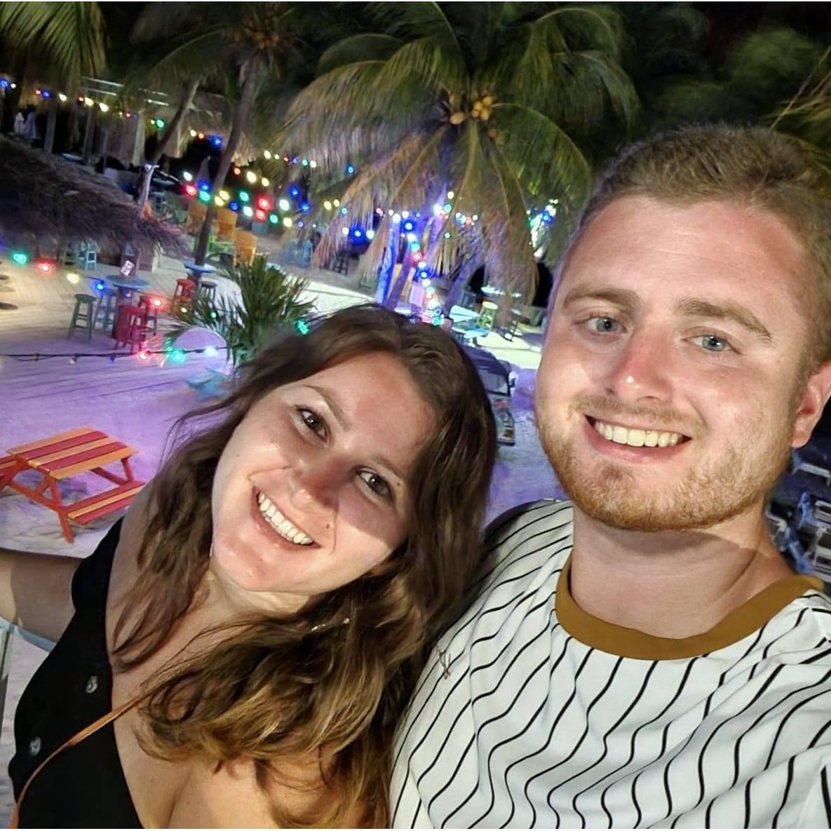 Us in Curacao