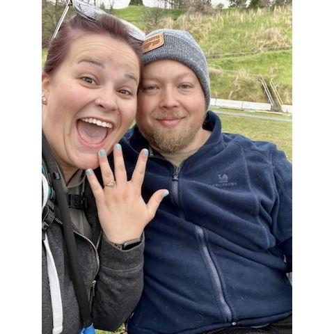 The moment we got engaged!!