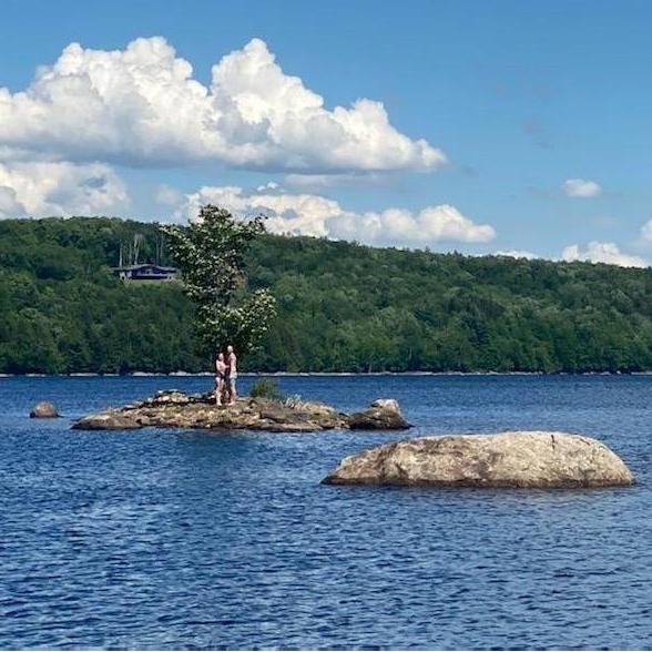 6/13/20 Anna and Carl claim a small island in Vermont