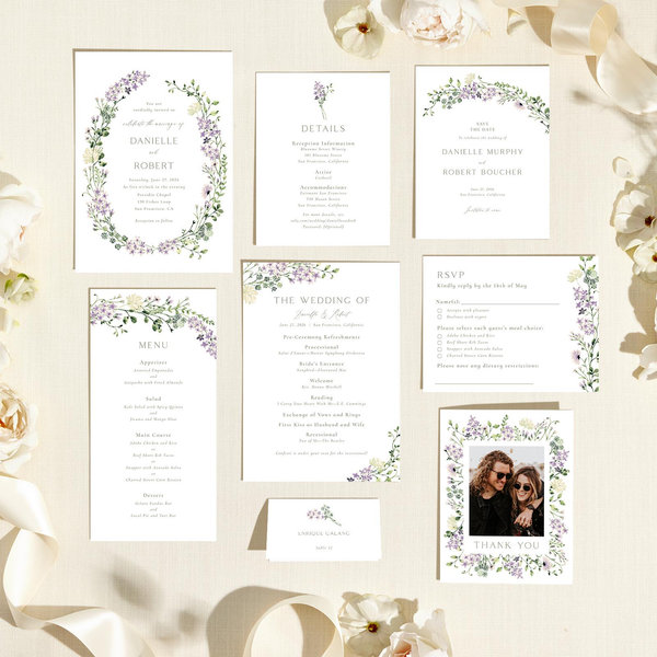 Zola Save The Dates - Rydal Portrait