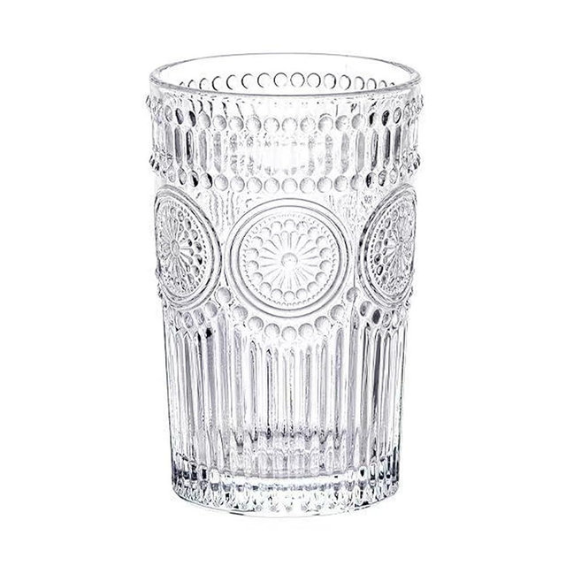 CAZAGA Glass Toothbrush Holders for Bathrooms, 12 oz Clear Tooth Brushing Dispenser, Small Tooth Brush Organizer for Vanity Countertop, Toothpaste Storage Stand, Tumbler Cup for Makeup Brushes