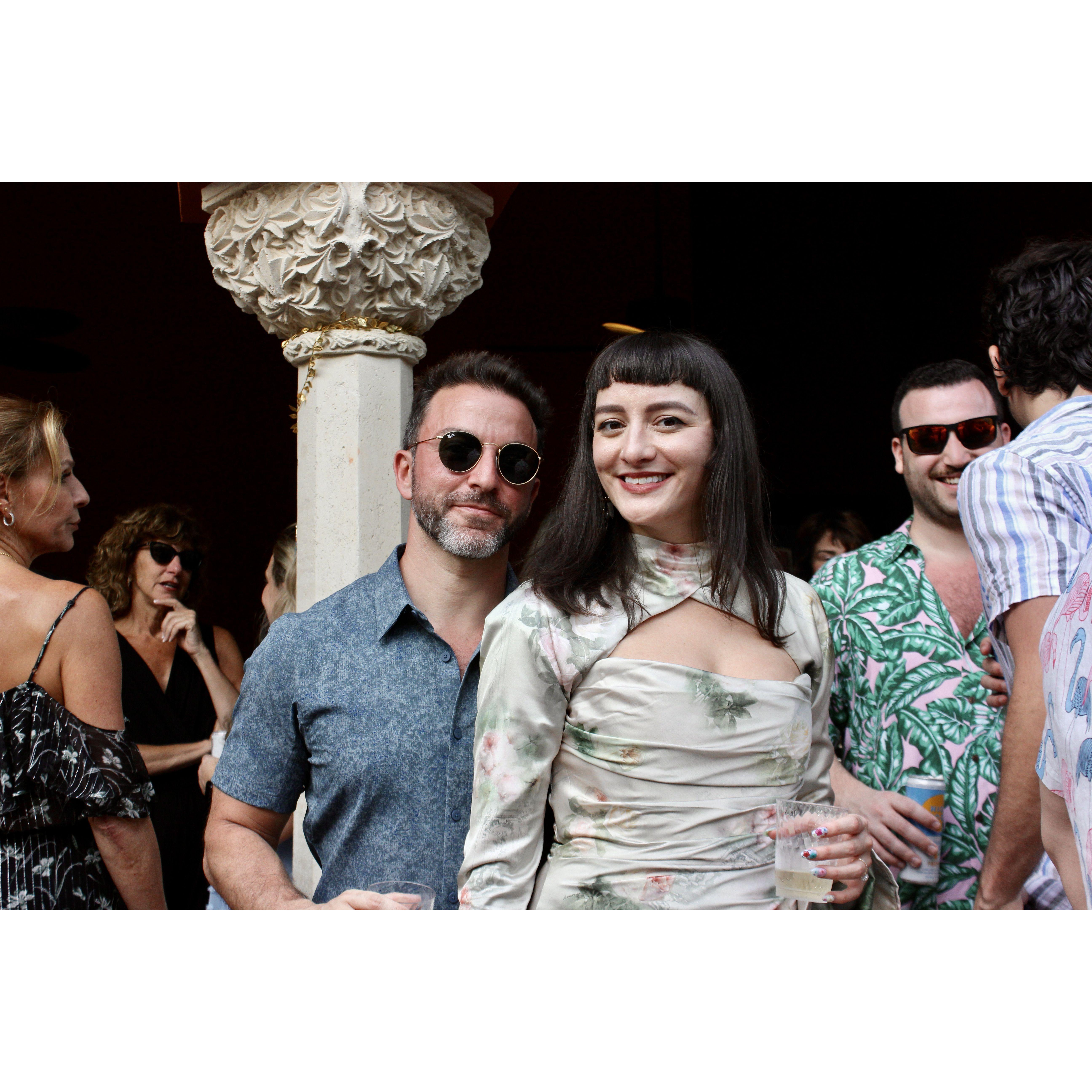 Celebrating our engagement.