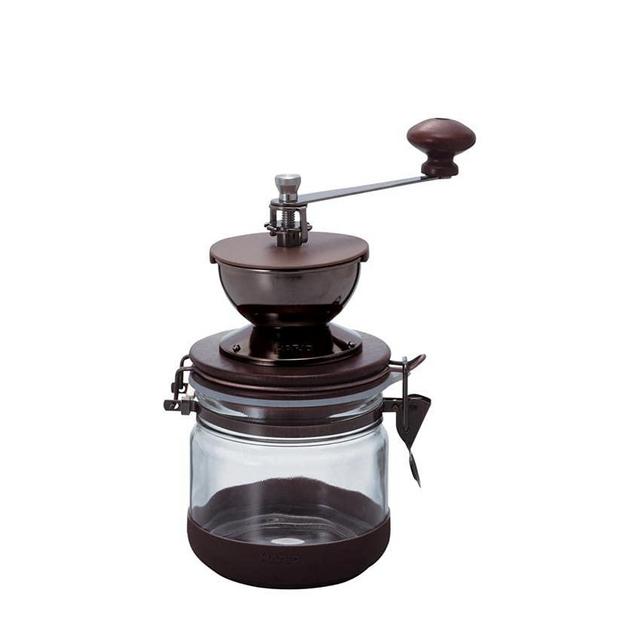 Hario Ceramic Canister Coffee Grinder, Wood