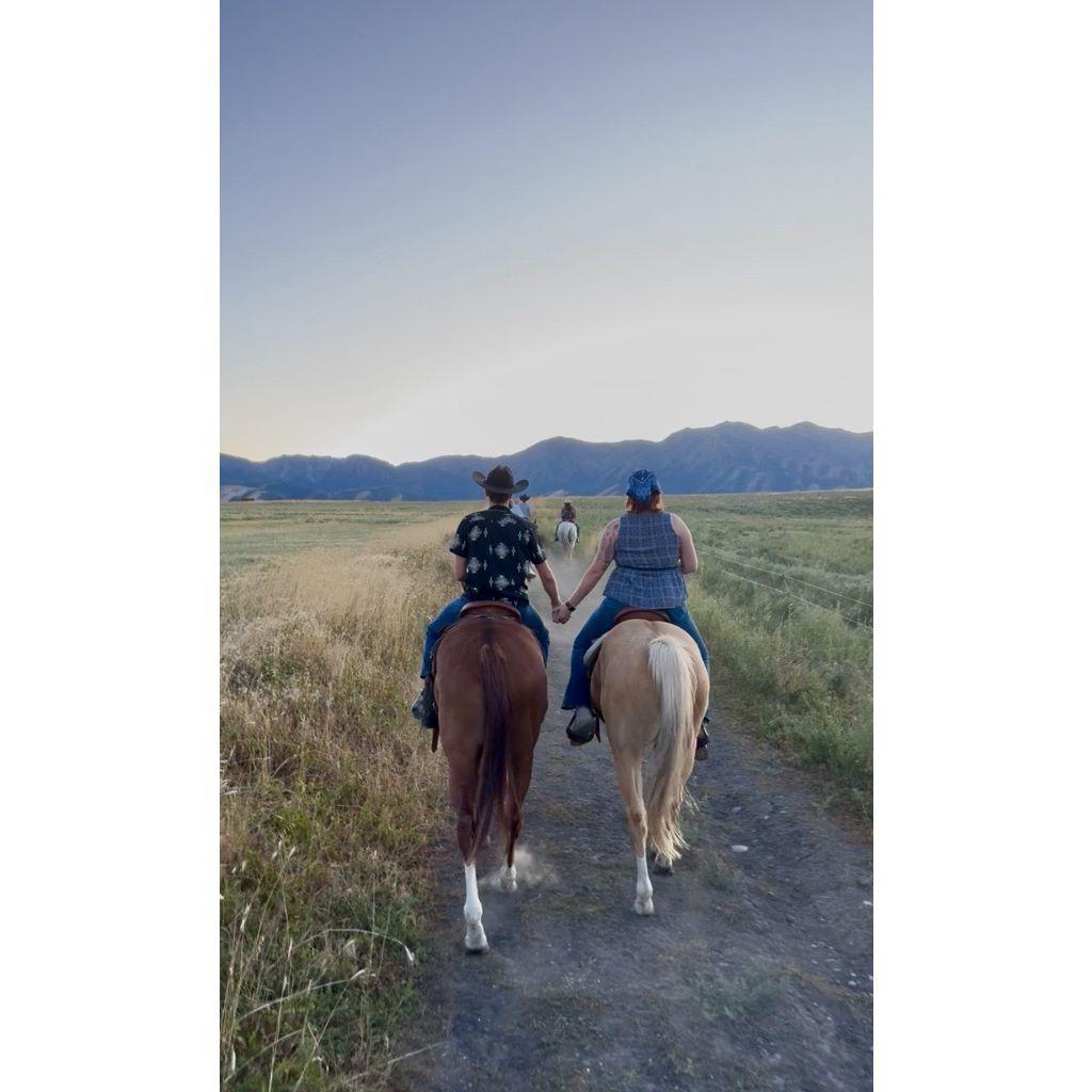 Kaylee loves horseback riding and max loves dressing to the theme.