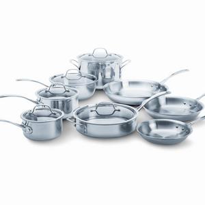 Calphalon Tri-Ply Stainless Steel 13-Piece Cookware Set